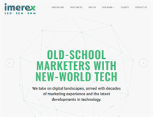 Tablet Screenshot of imerex.com